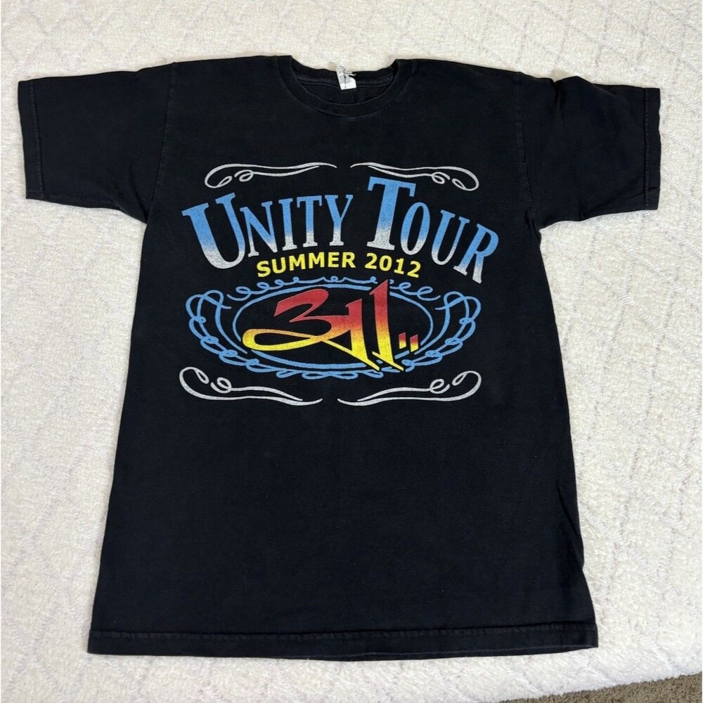 VTG 311 Rock Band Unity Tour 2012 Slightly Stupid 2 Sided Tour Dates Tee Size S
